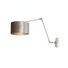 Steinhauer PRESTIGE CHIC Wall Light brushed steel, 1-light source