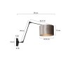 Steinhauer PRESTIGE CHIC Wall Light black, 1-light source