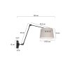 Steinhauer PRESTIGE CHIC Wall Light black, 1-light source