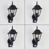 NAOFE Outdoor Wall Light black, 1-light source, Motion sensor