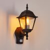 NAOFE Outdoor Wall Light black, 1-light source, Motion sensor