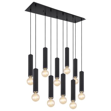 Globo MARION Pendant Light black, 10-light sources