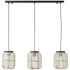 Brilliant TANNAH Pendant Light black, 3-light sources