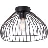 Brilliant BLACKY Ceiling Light black, 1-light source