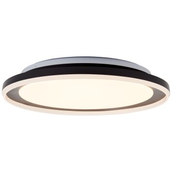 Brilliant PEDERSON Ceiling Light LED black, 1-light source