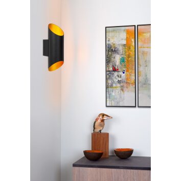 Lucide QUIRIJN Wall Light black, 1-light source