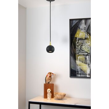 Lucide FAVORI Pendant Light black, 1-light source