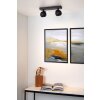 Lucide FAVORI Ceiling Light black, 2-light sources