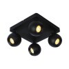 Lucide FAVORI Ceiling Light black, 4-light sources