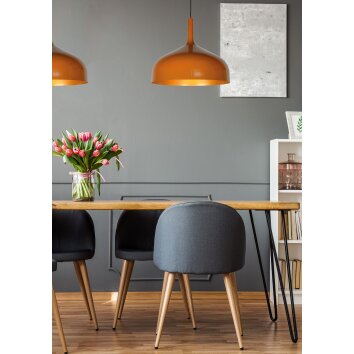 Lucide ROZALLA Pendant Light yellow, 1-light source