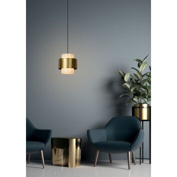 Lucide FIRMIN Pendant Light brass, 1-light source