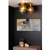 Lucide MARIUS Ceiling Light brass, 3-light sources