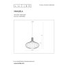 Lucide MANUELA Pendant Light green, 1-light source