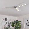 MOHLIN Ceiling Light LED matt nickel, 3-light sources