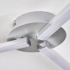 MOHLIN Ceiling Light LED matt nickel, 3-light sources