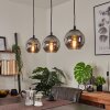 SERNF Pendant Light black, 3-light sources
