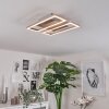 BUREN Ceiling Light LED matt nickel, 1-light source