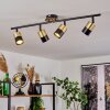 NEFTENBACH Ceiling Light brass, black, 4-light sources