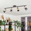 NEFTENBACH Ceiling Light brass, black, 4-light sources