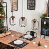 PASTEUR Pendant Light black, 3-light sources