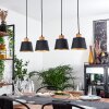 TATODERE Pendant Light brown, black, 4-light sources