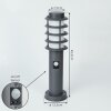 TUNES path light anthracite, 1-light source, Motion sensor