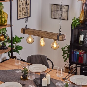 MONTGOMERY Pendant Light Ecru, black, 3-light sources