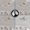 BUREN Ceiling Light LED matt nickel, 1-light source