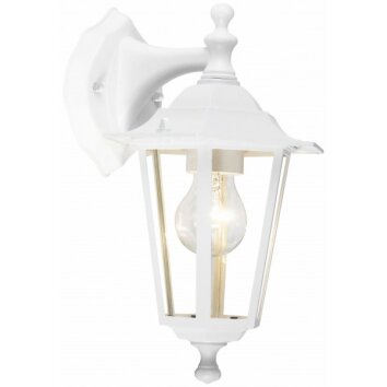 Brilliant CROWN Outdoor Wall Light white, 1-light source