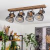 ORNY Ceiling Light Dark wood, black, 4-light sources
