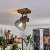 ORNY Ceiling Light Dark wood, black, 1-light source