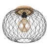 Globo LACKY Ceiling Light Light wood, black, 1-light source