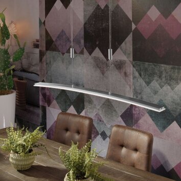 Leuchten-Direkt MARINA Pendant Light LED brushed steel, 1-light source