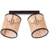 Brilliant-Leuchten WILEY Ceiling Light black, 2-light sources