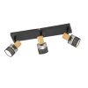 Wofi-Leuchten DORAL Ceiling Light black, 3-light sources