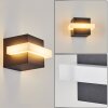 LISALARA Outdoor Wall Light LED anthracite, white, 1-light source