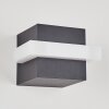 LISALARA Outdoor Wall Light LED anthracite, white, 1-light source