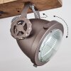 HERFORD Ceiling Light Dark wood, 4-light sources