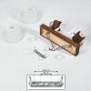 ORNY Ceiling Light brown, white, 2-light sources