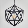 MELIDE Pendant Light black, 1-light source