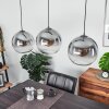 LEISSIGEN Pendant Light Oxidised Silver, 3-light sources