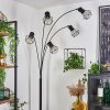 BARDHAMAN Floor Lamp black, 5-light sources