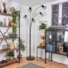 BARDHAMAN Floor Lamp black, 5-light sources