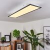 SALMI Ceiling Light LED black, white, 1-light source