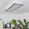 SALMI Ceiling Light LED black, white, 1-light source