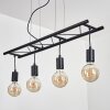 SUSILLON Pendant Light black, 4-light sources
