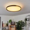 BURIS Ceiling Light LED black, white, 1-light source, Remote control