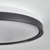BURIS Ceiling Light LED black, white, 1-light source, Remote control