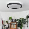 BURIS Ceiling Light LED black, white, 1-light source, Remote control