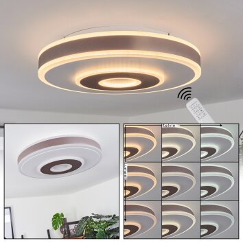 BUONAS Ceiling Light LED white, 1-light source, Remote control